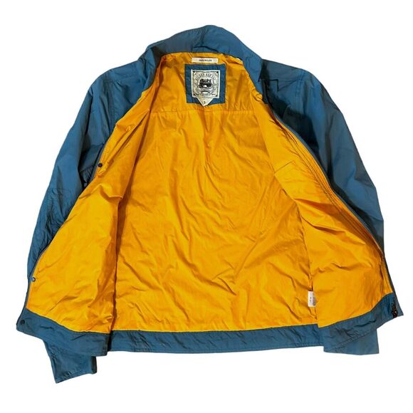 Gilded Age NYC Men's Blue Soft Shell Nylon Full Zip Jacket Coat Size Large - Picture 3 of 11